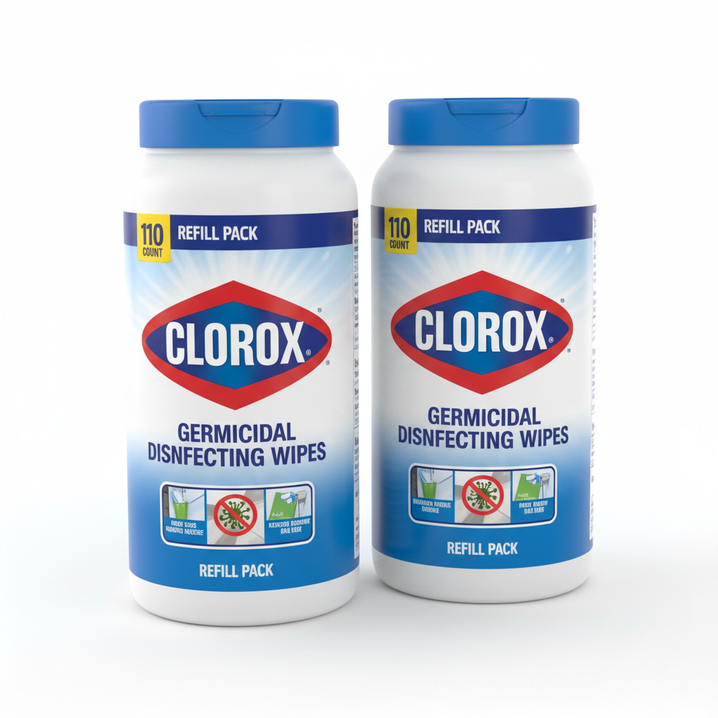 Clorox Germicidal Wipes Refill 2/110CT