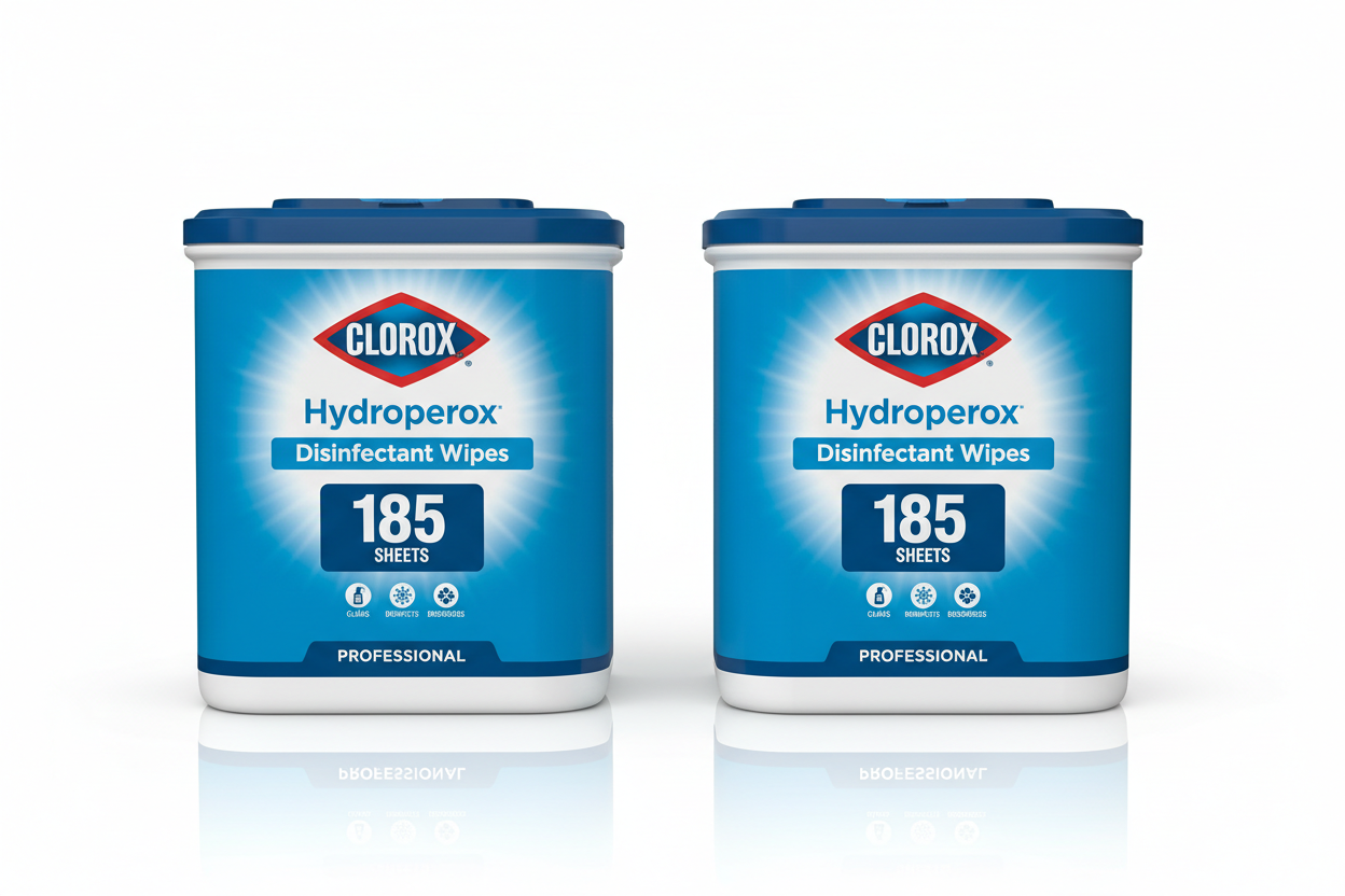 Clorox Hydroperox Disinfectant Wipes 2 / 185ct Refill